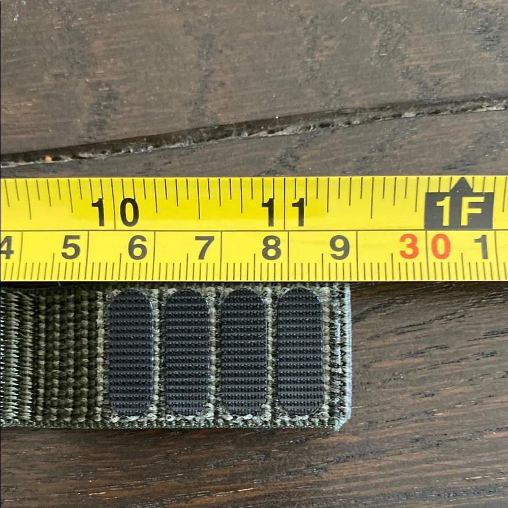 Black Abanen Hook & Loop watch Band